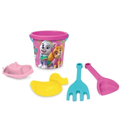 Wader 81552 - Paw Patrol Kpl. do piasku 5 el. /wiadro 1l. Różowy